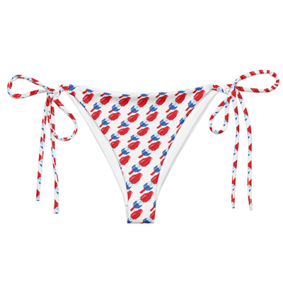 Red, White & Blue Popsicle Recycled Bikini Bottom