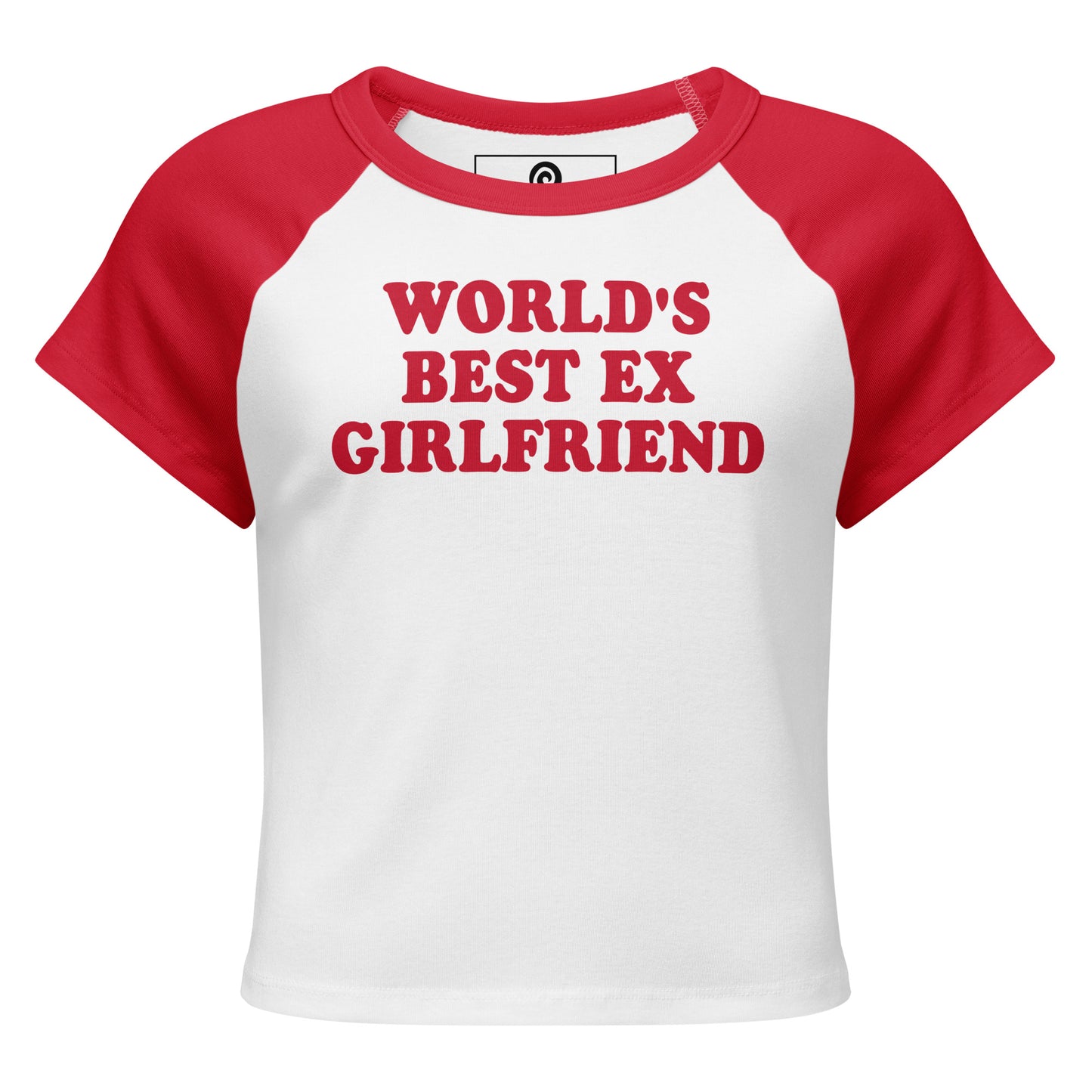 Red World's Best Ex Girlfriend Raglan Tee