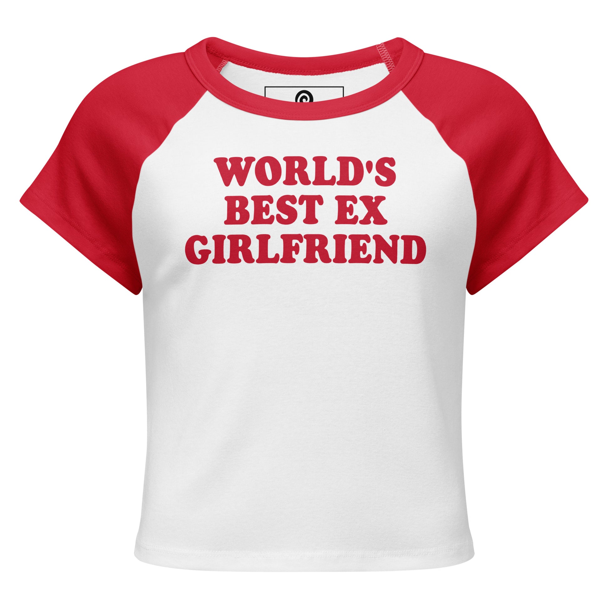 Red World's Best Ex Girlfriend Raglan Tee