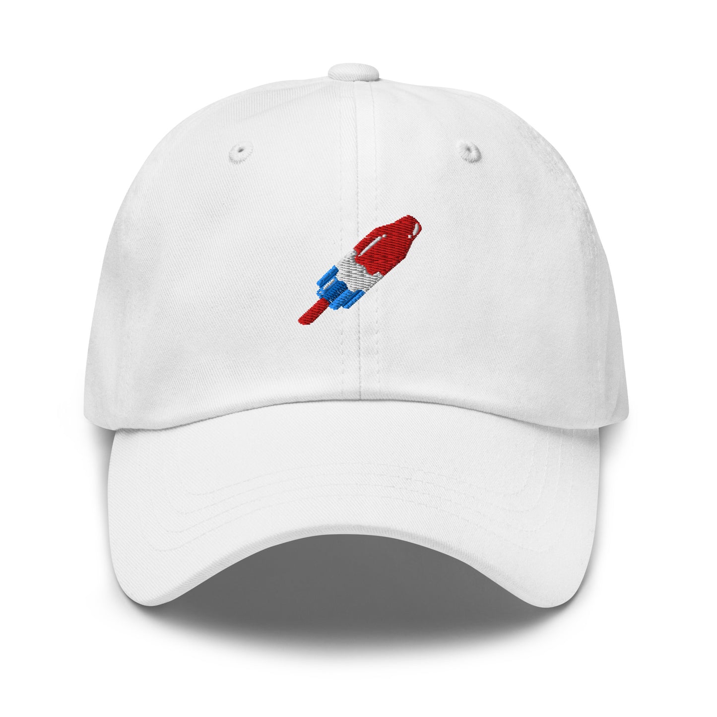 White- Red White And Blue Popsicle Dad Hat