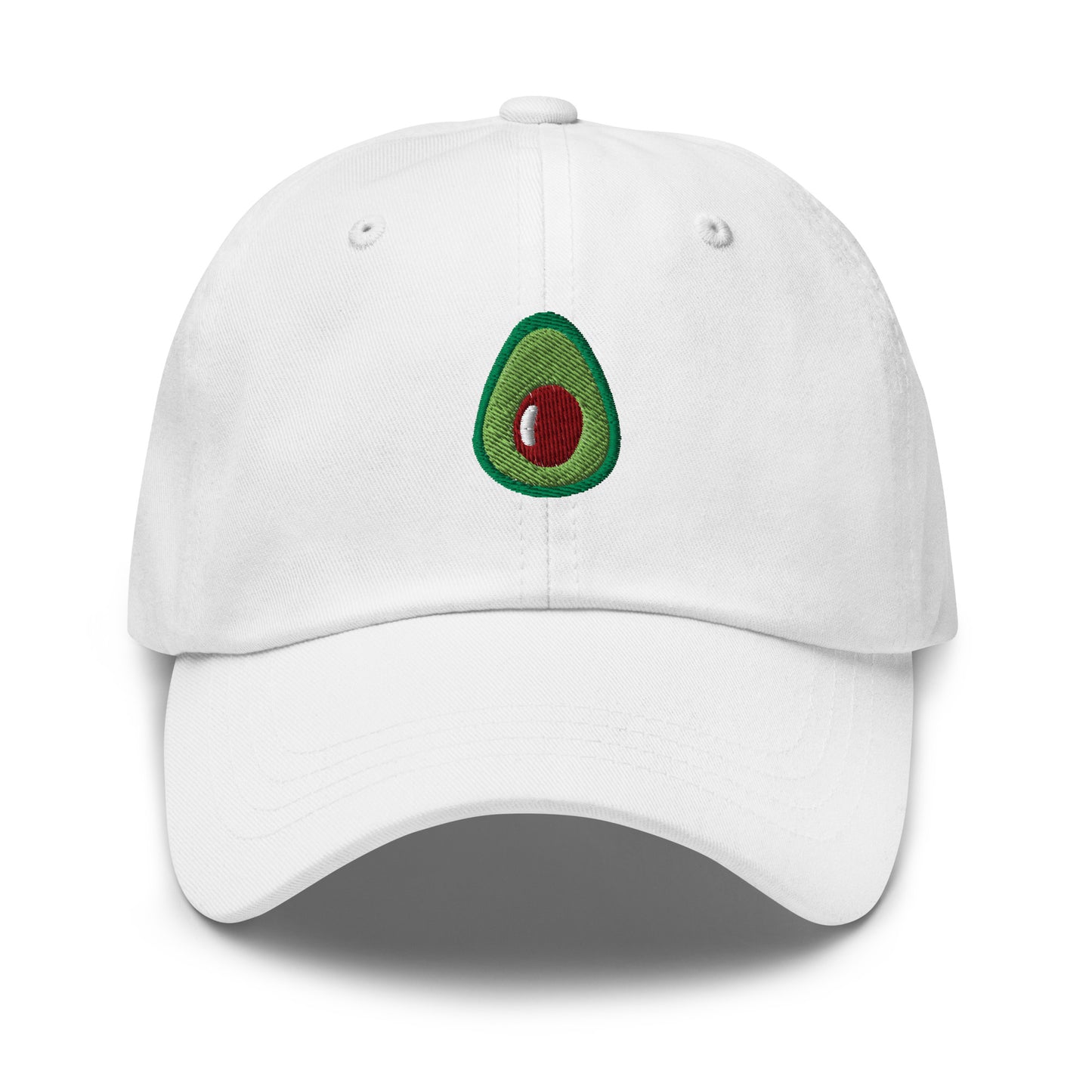 White Avocado Dad Hat