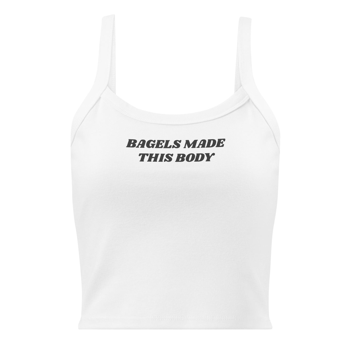 White Bagels Made This Body Tank Top