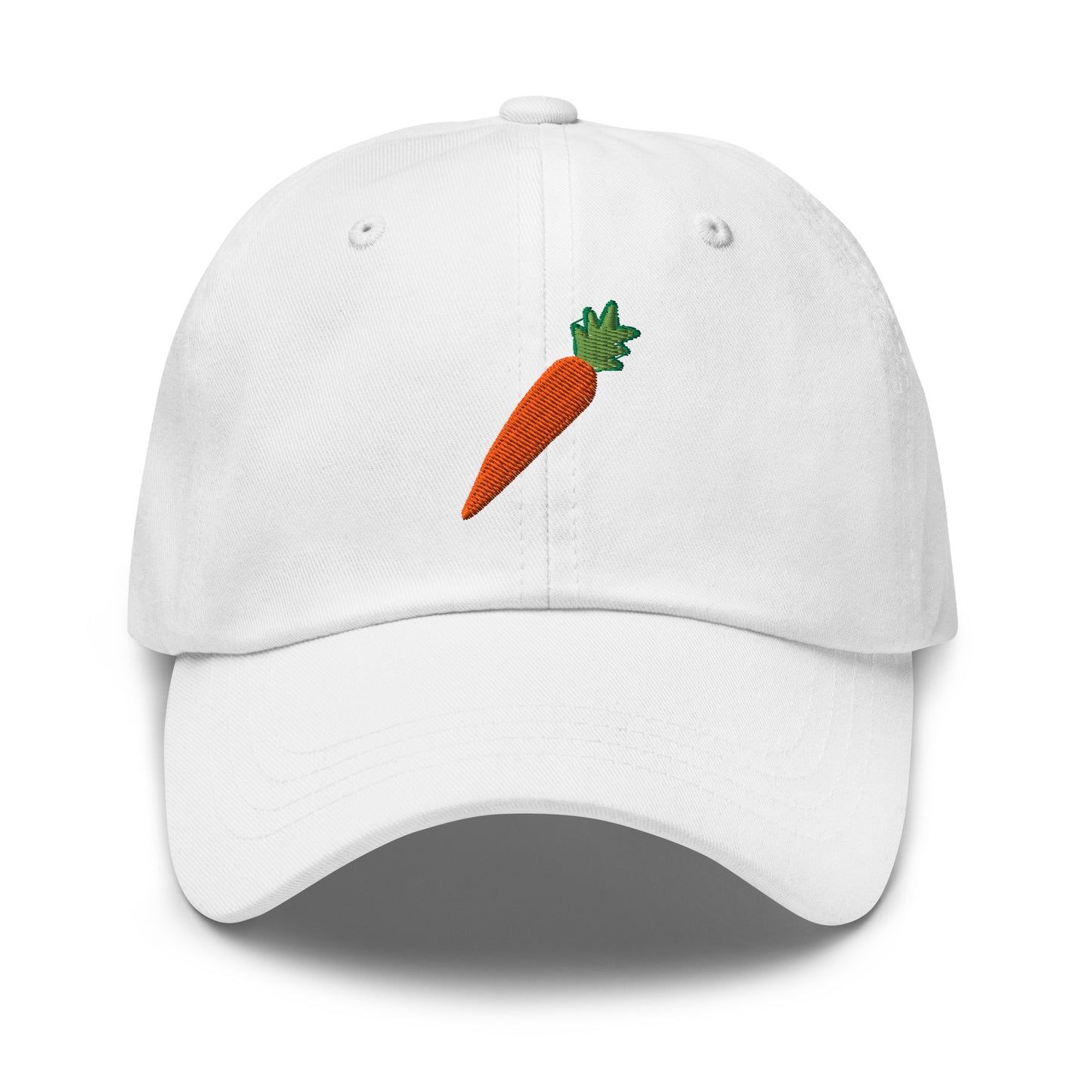 White Carrot Dad Hat