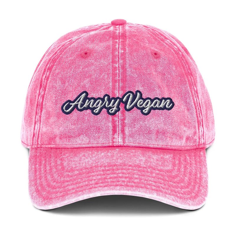 Angry Vegan Vintage Dad Hat - ninanush