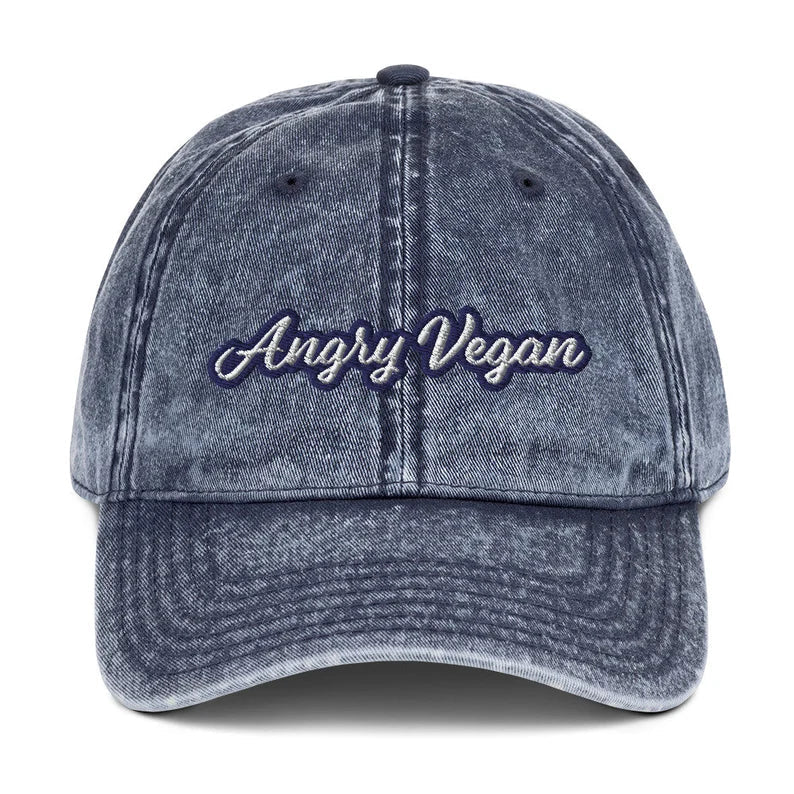 Angry Vegan Vintage Dad Hat - ninanush