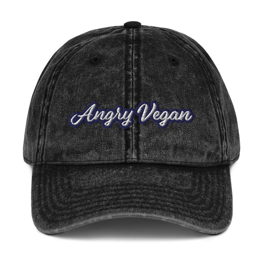 Angry Vegan Vintage Dad Hat - ninanush