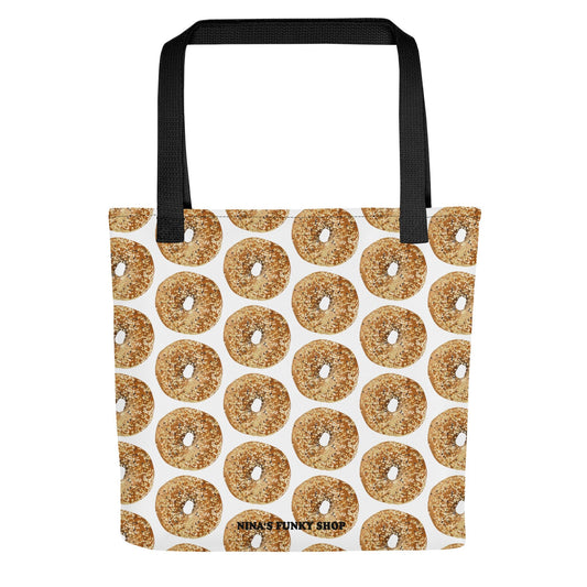 Bagel Design Tote Bag - ninanush