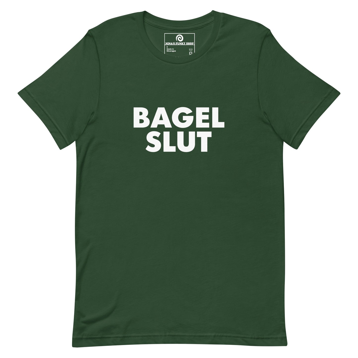 Bagel Slut T-Shirt, Coloful - ninanush