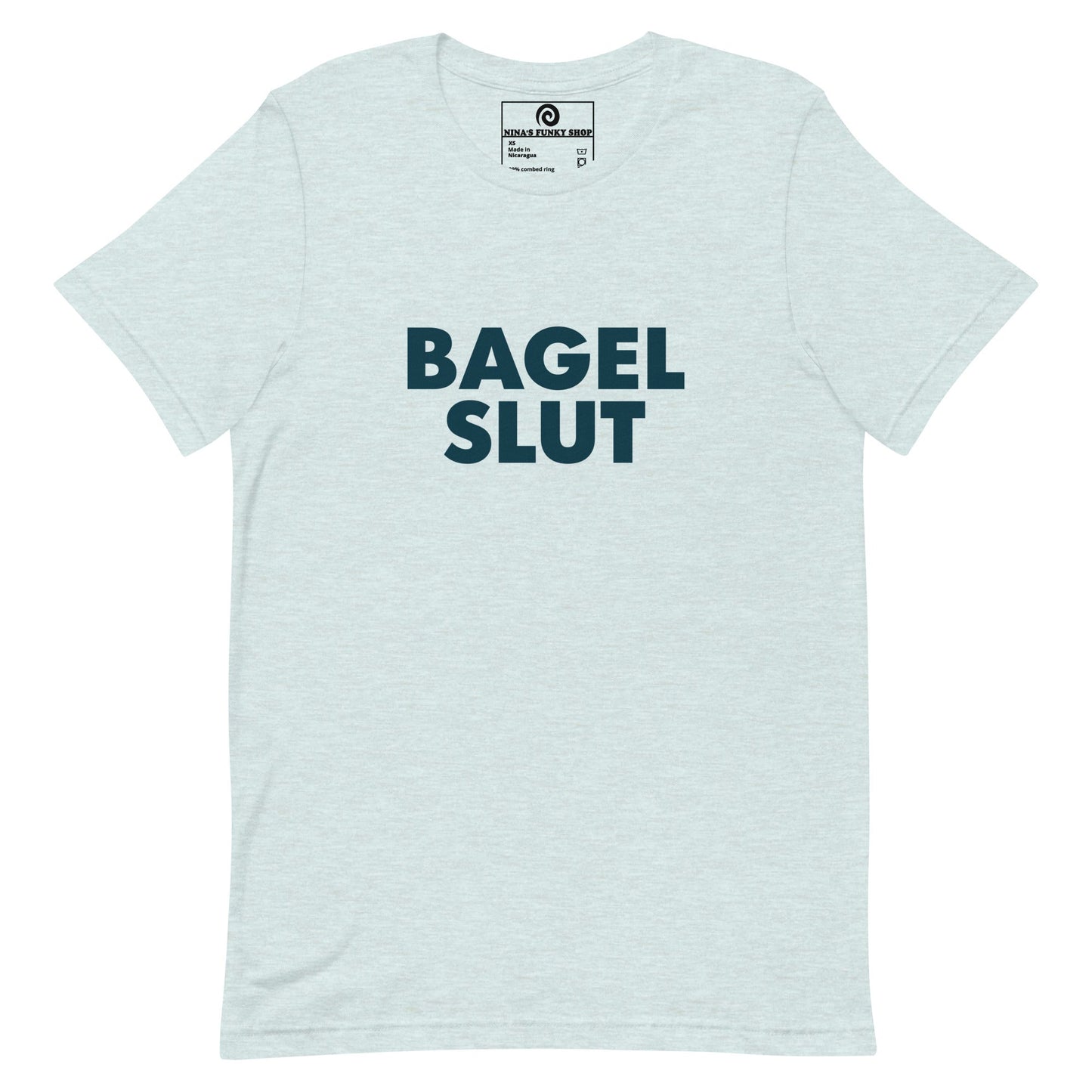 Bagel Slut T-Shirt, Coloful - ninanush