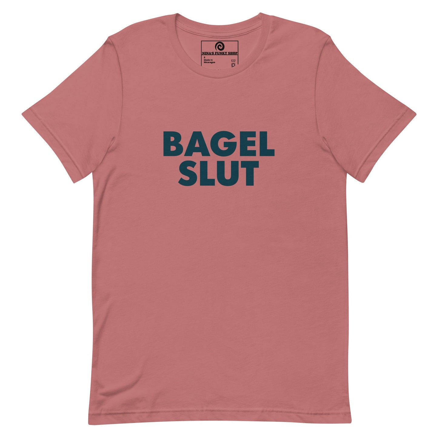 Bagel Slut T-Shirt, Coloful - ninanush