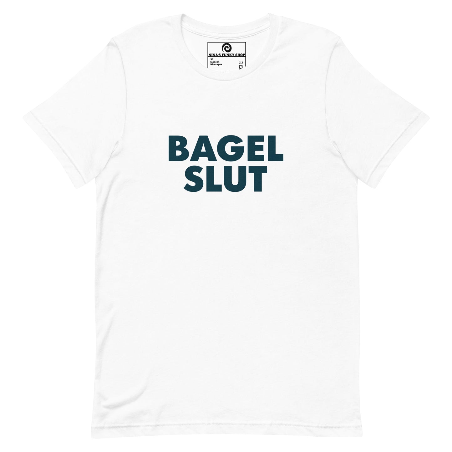 Bagel Slut T-Shirt, Coloful - ninanush