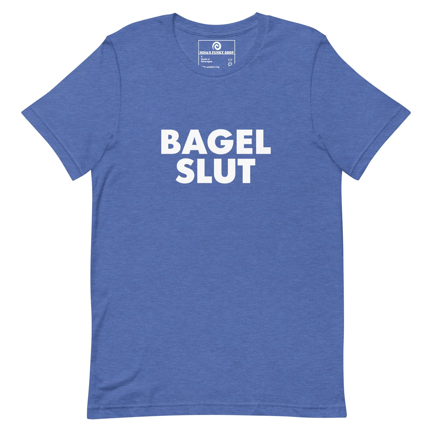 Bagel Slut T-Shirt, Coloful - ninanush