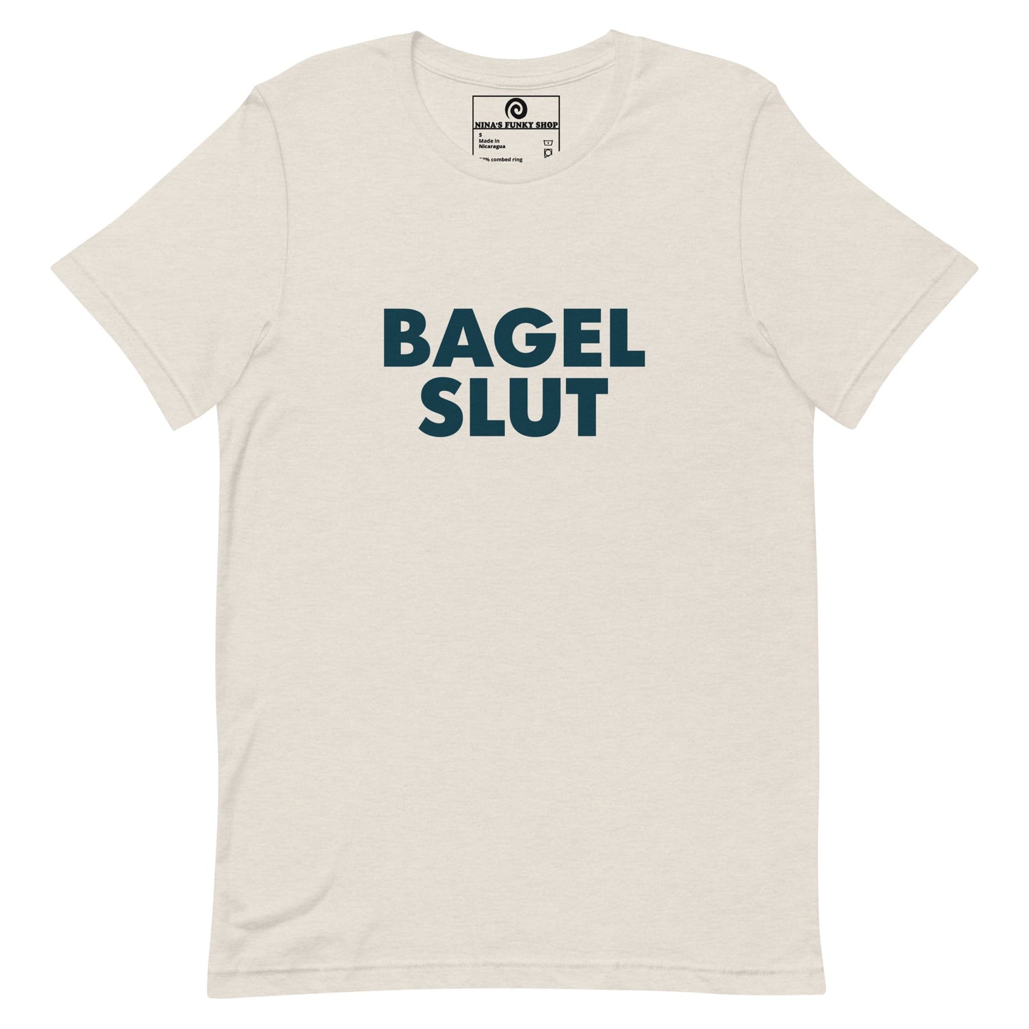 Bagel Slut T-Shirt, Coloful - ninanush
