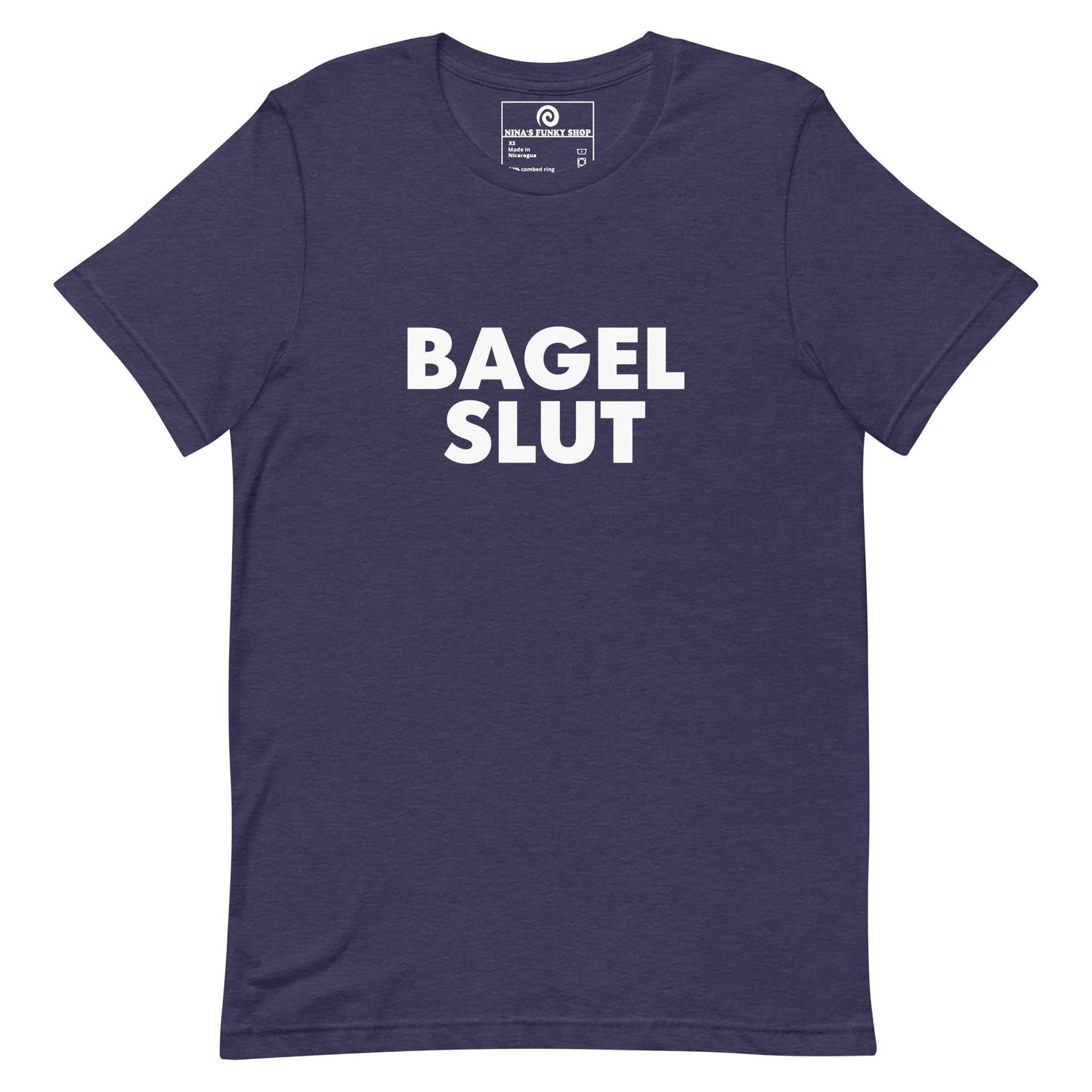 Bagel Slut T-Shirt, Coloful - ninanush