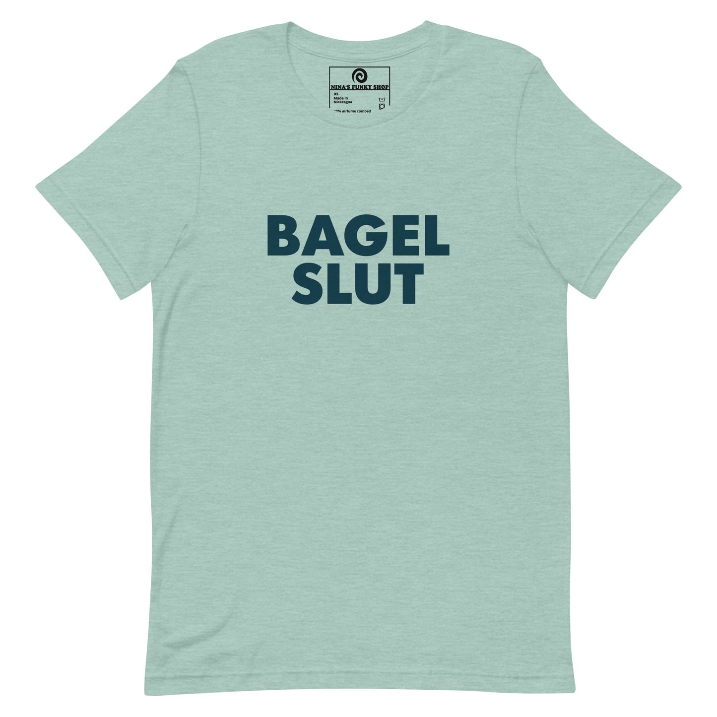 Bagel Slut T-Shirt, Coloful - ninanush