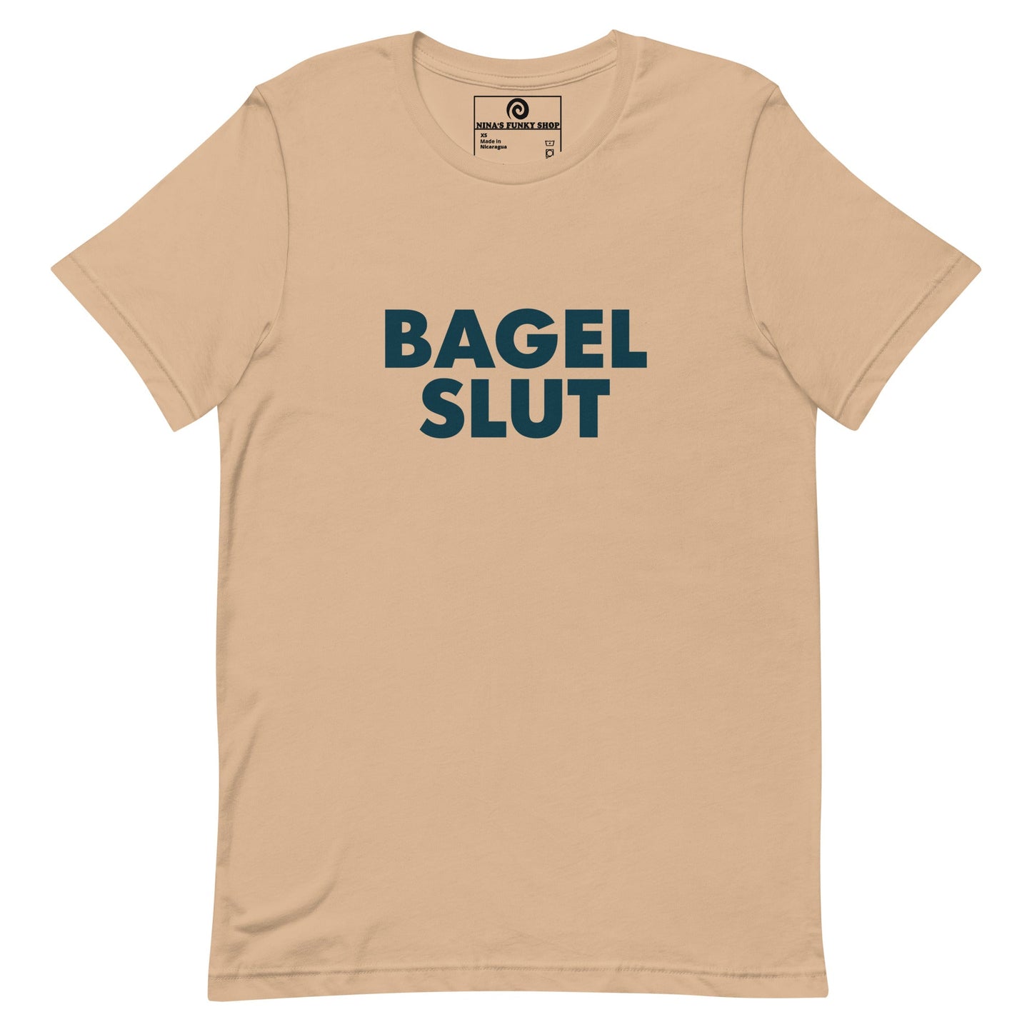 Bagel Slut T-Shirt, Coloful - ninanush
