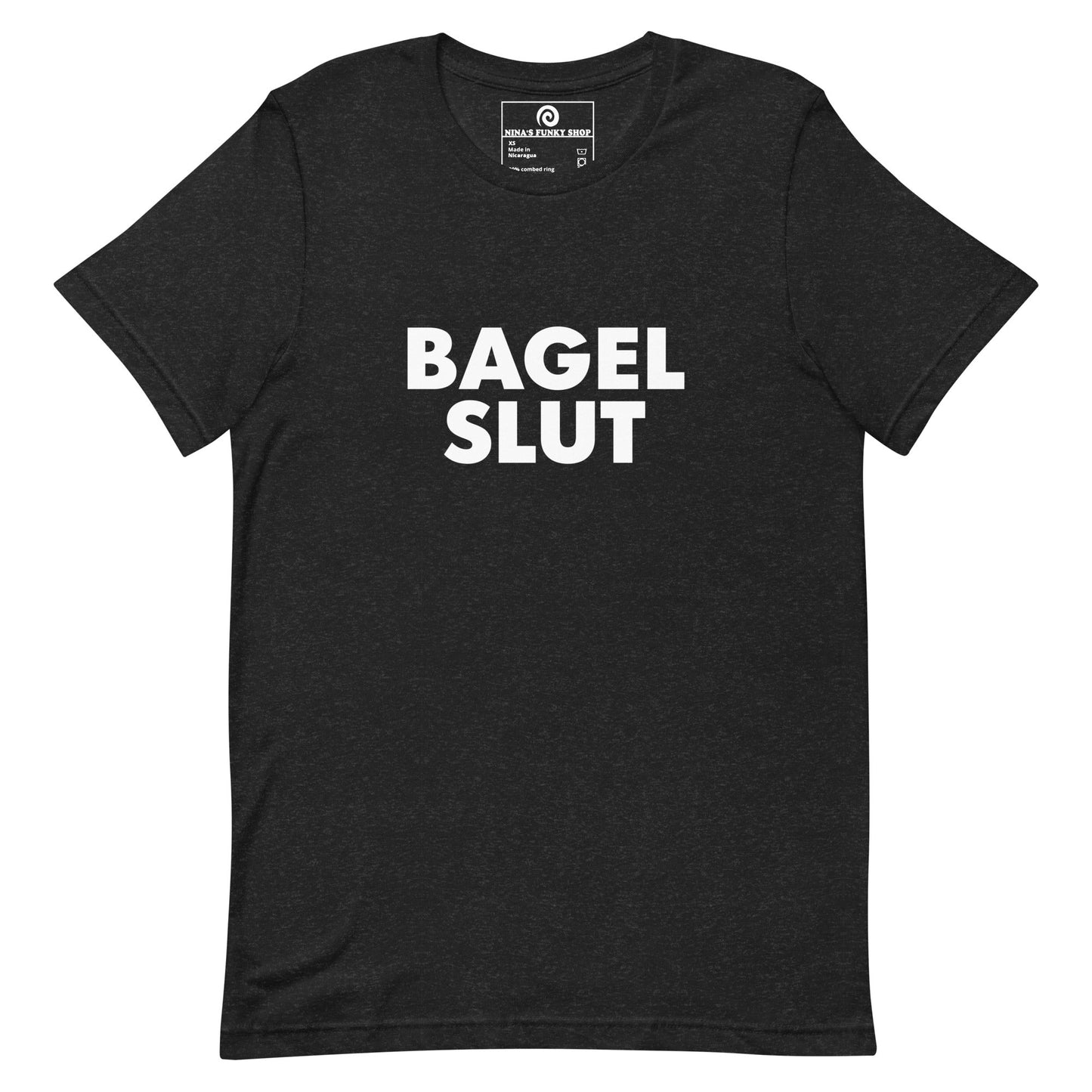 Bagel Slut T-Shirt, Coloful - ninanush