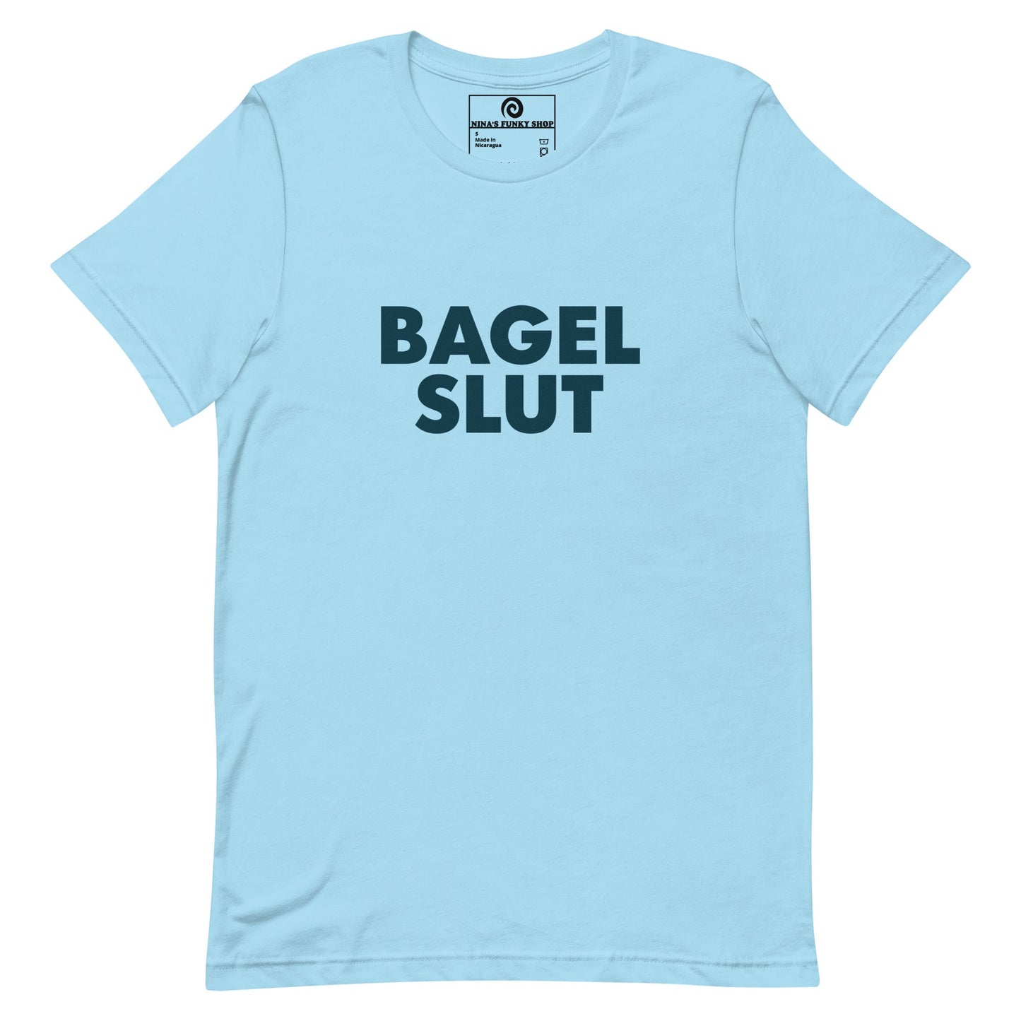 Bagel Slut T-Shirt, Coloful - ninanush
