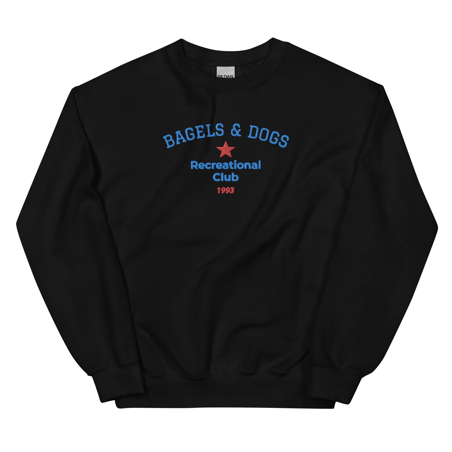 Bagels And Dogs Embroidered Sweatshirt - ninanush