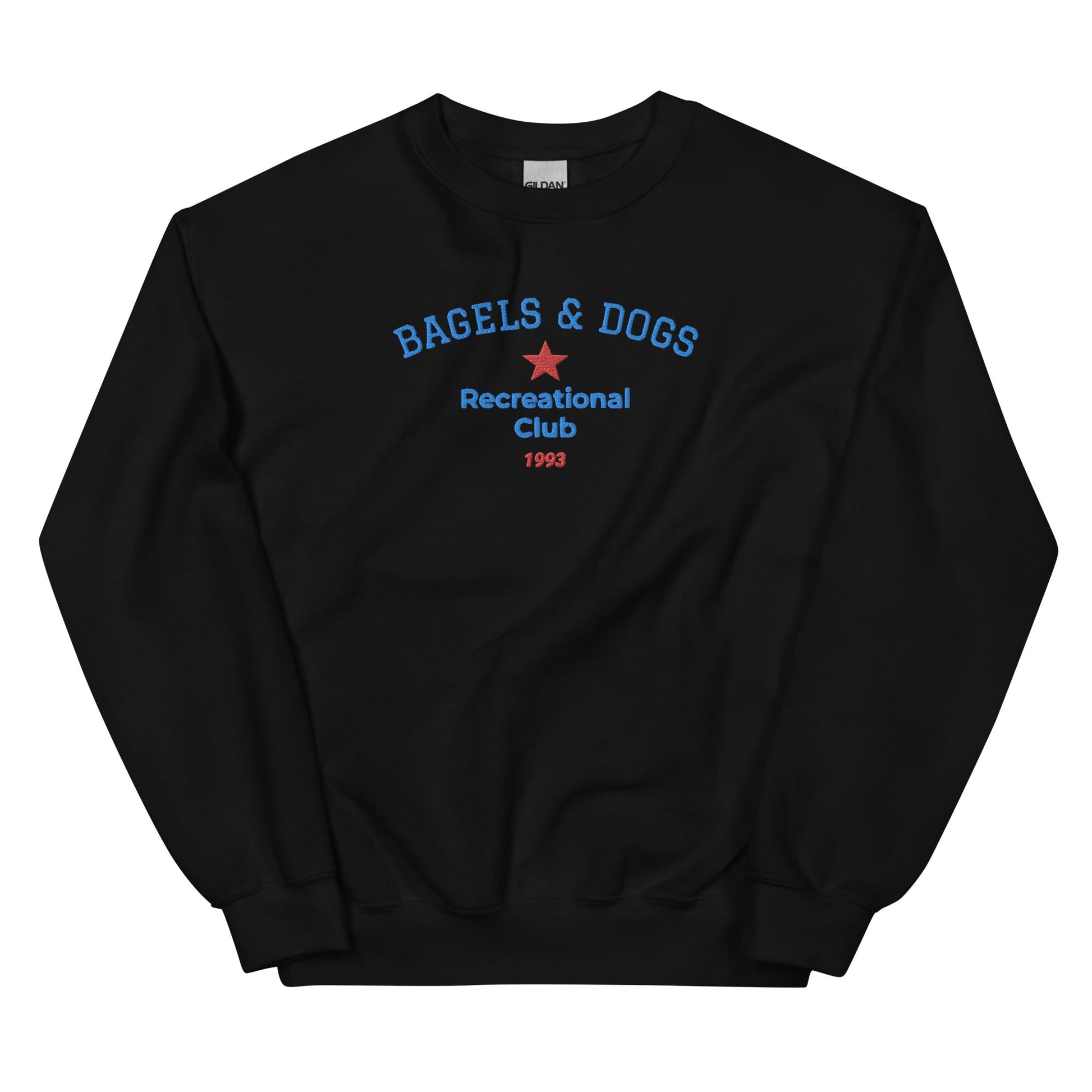 Bagels And Dogs Embroidered Sweatshirt - ninanush