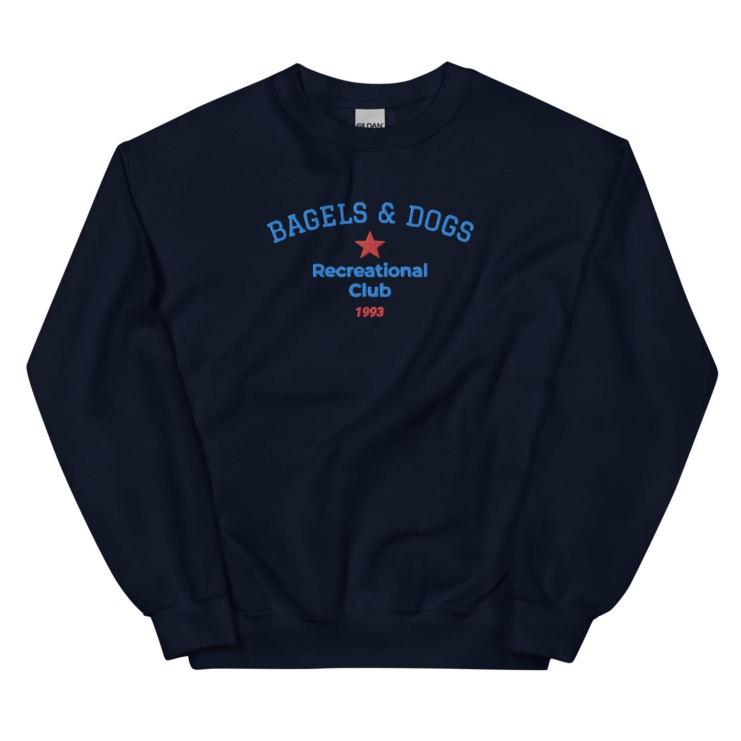 Bagels And Dogs Embroidered Sweatshirt - ninanush