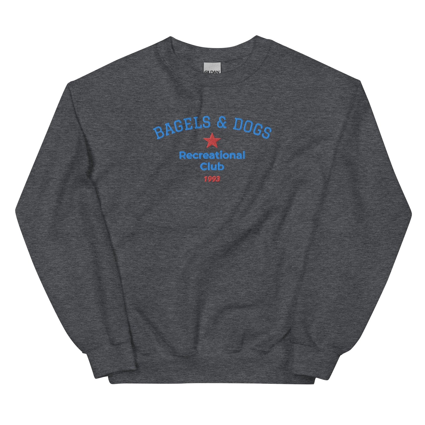 Bagels And Dogs Embroidered Sweatshirt - ninanush