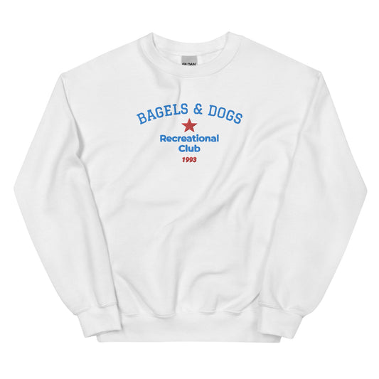 Bagels And Dogs Embroidered Sweatshirt - ninanush