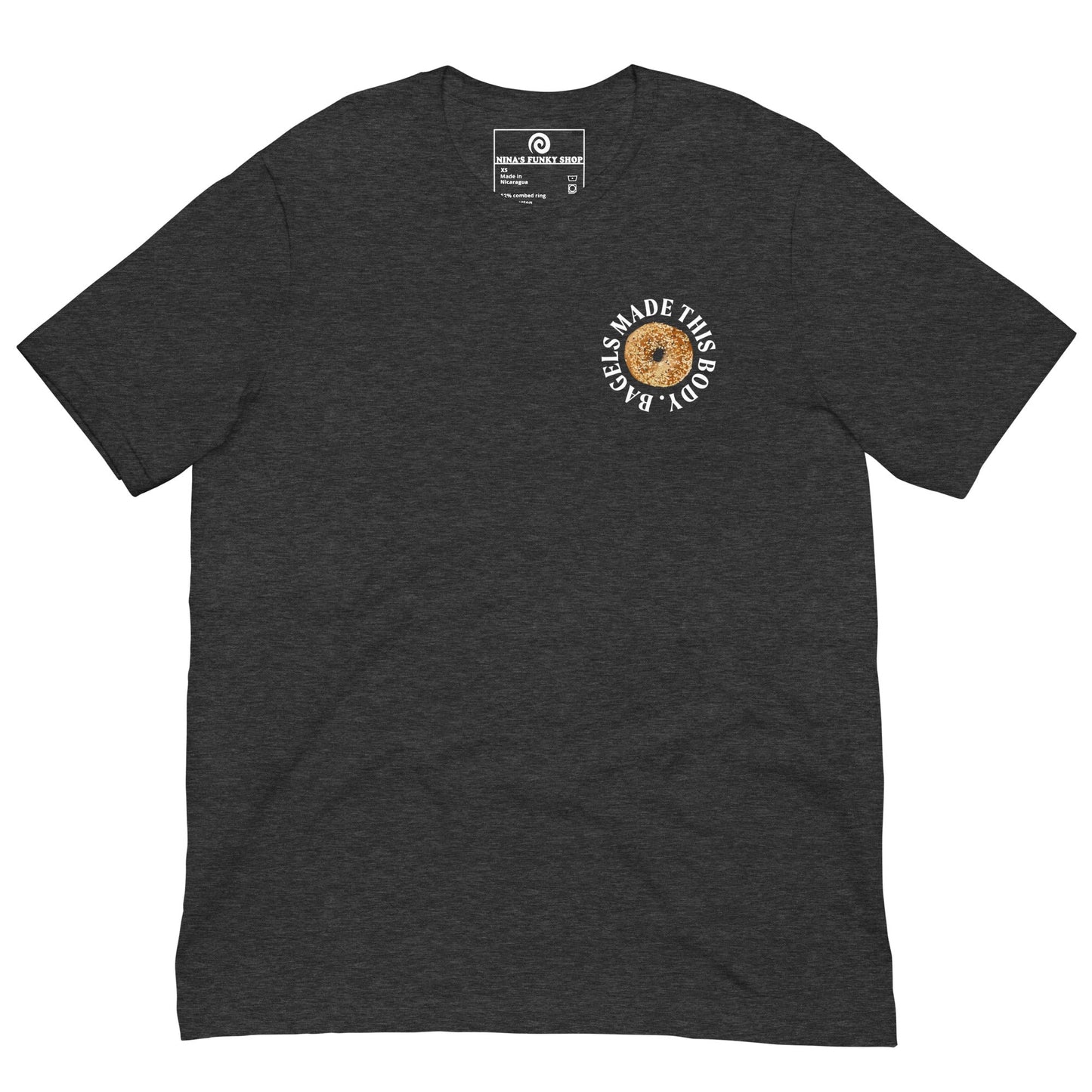 Bagels Made This Body T-Shirt - Colorful - ninanush