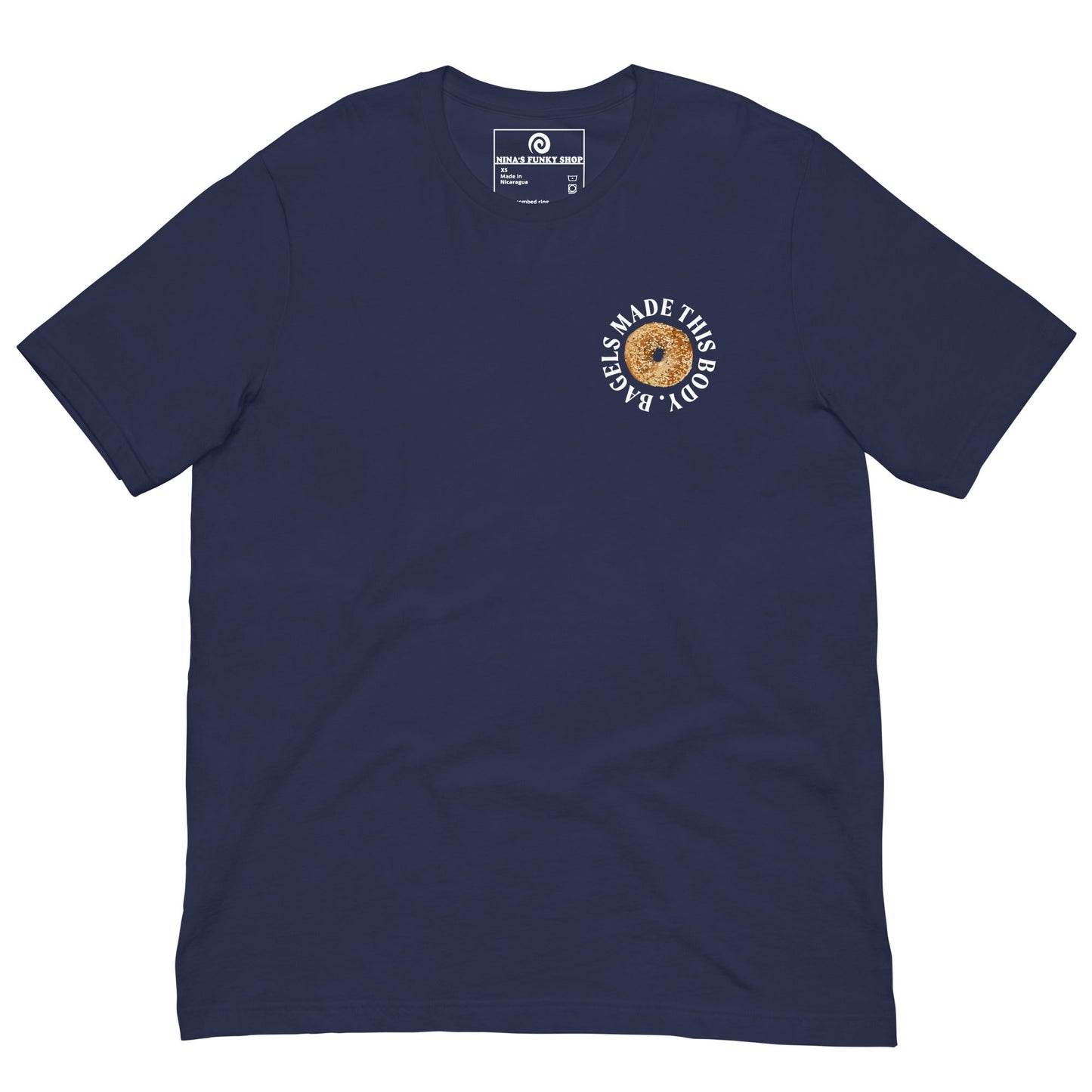 Bagels Made This Body T-Shirt - Colorful - ninanush