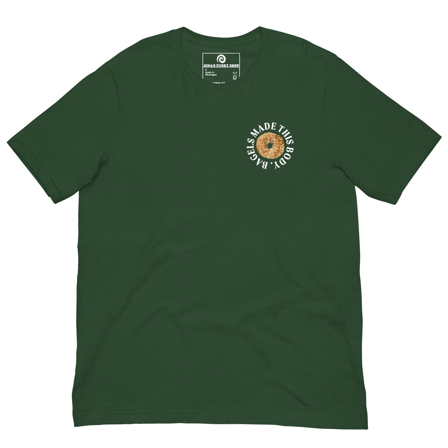 Bagels Made This Body T-Shirt - Colorful - ninanush