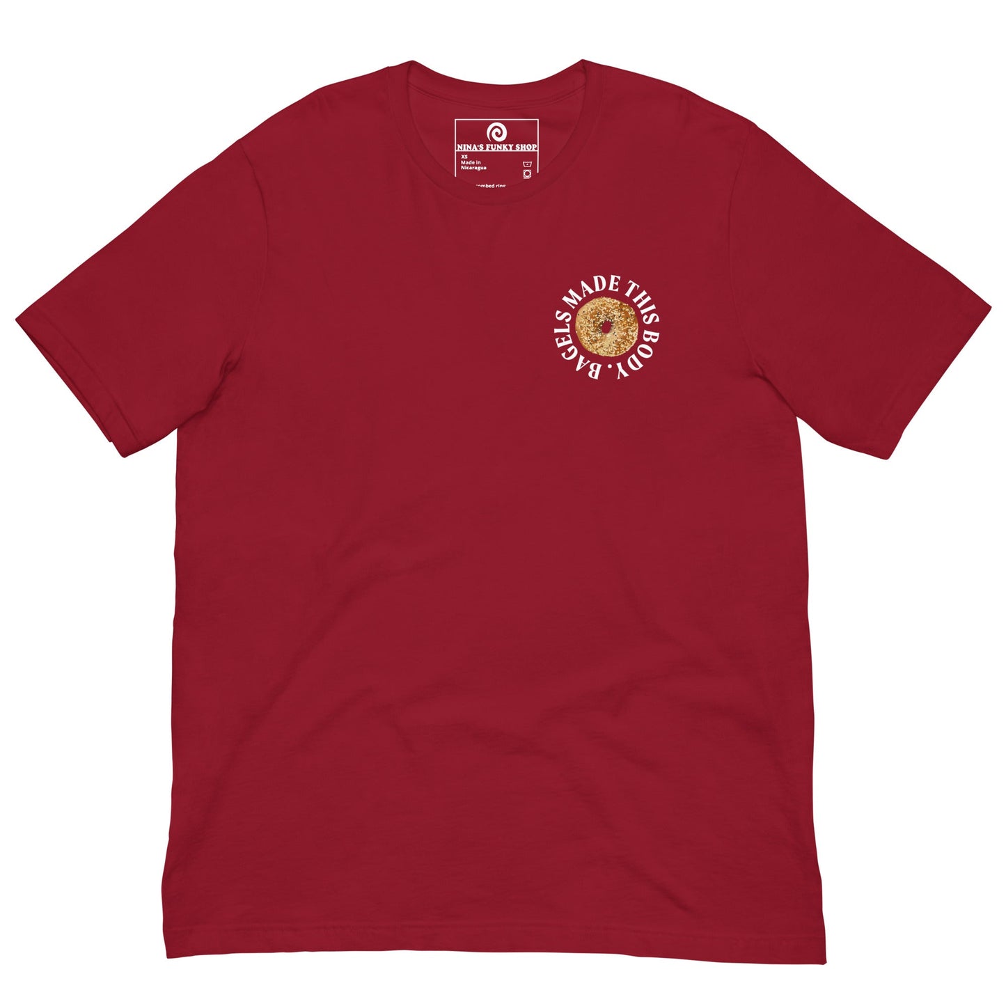 Bagels Made This Body T-Shirt - Colorful - ninanush