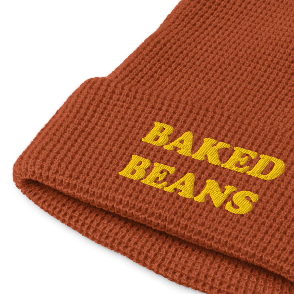 Baked Beans Waffle Beanie - ninanush