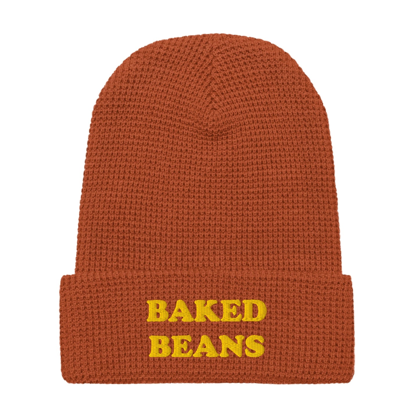 Baked Beans Waffle Beanie - ninanush