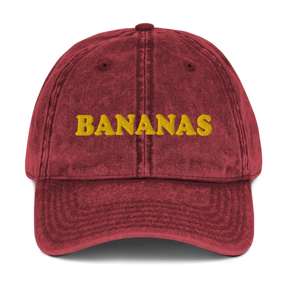 Bananas Vintage Dad Hat - ninanush