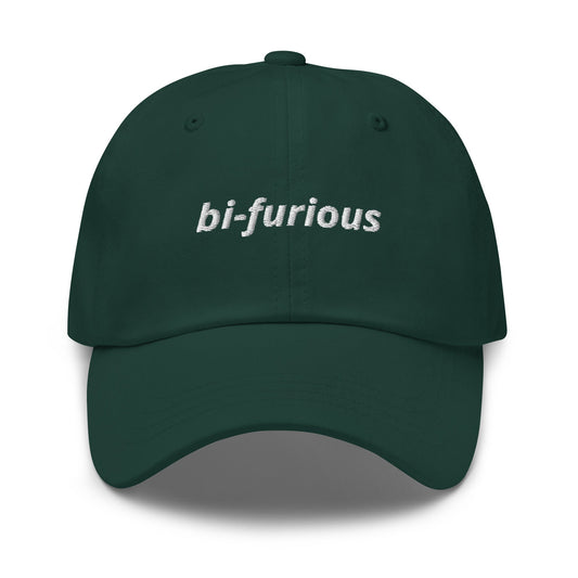 Bi-Furious Dad Hat - ninanush