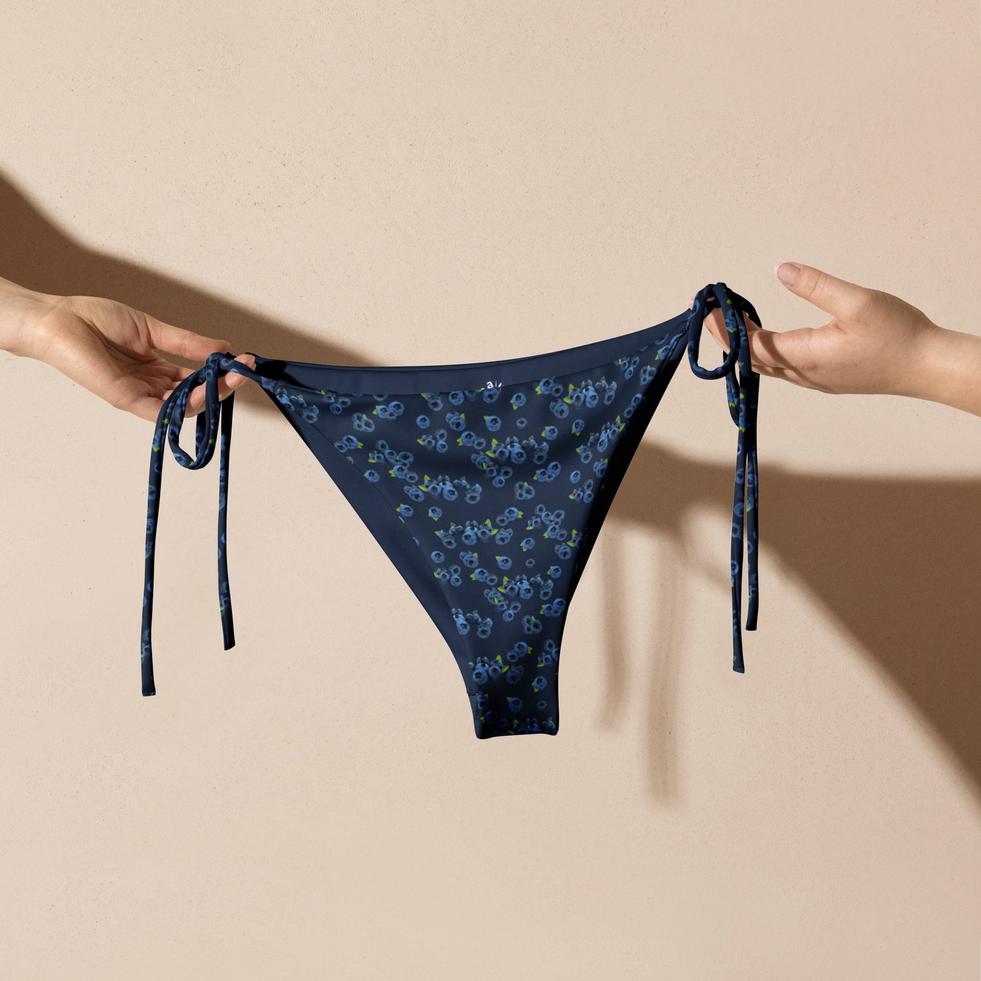 Blueberries Recycled Bikini Bottom - ninanush