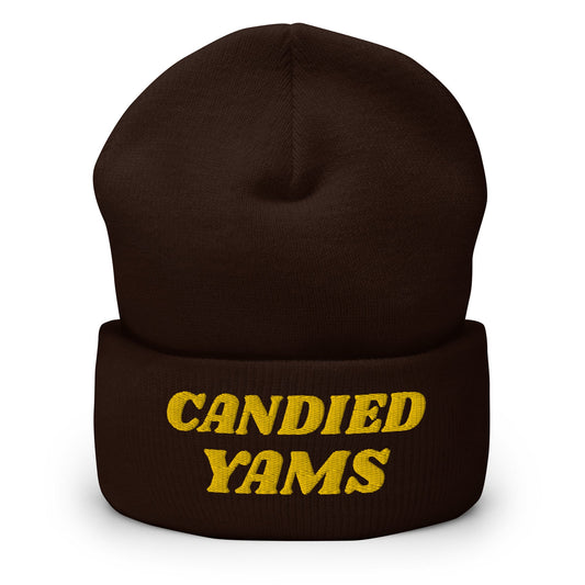 Candied Yams Cuffed Beanie - ninanush
