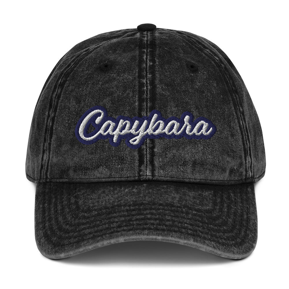 Capybara Vintage Dad Hat - ninanush