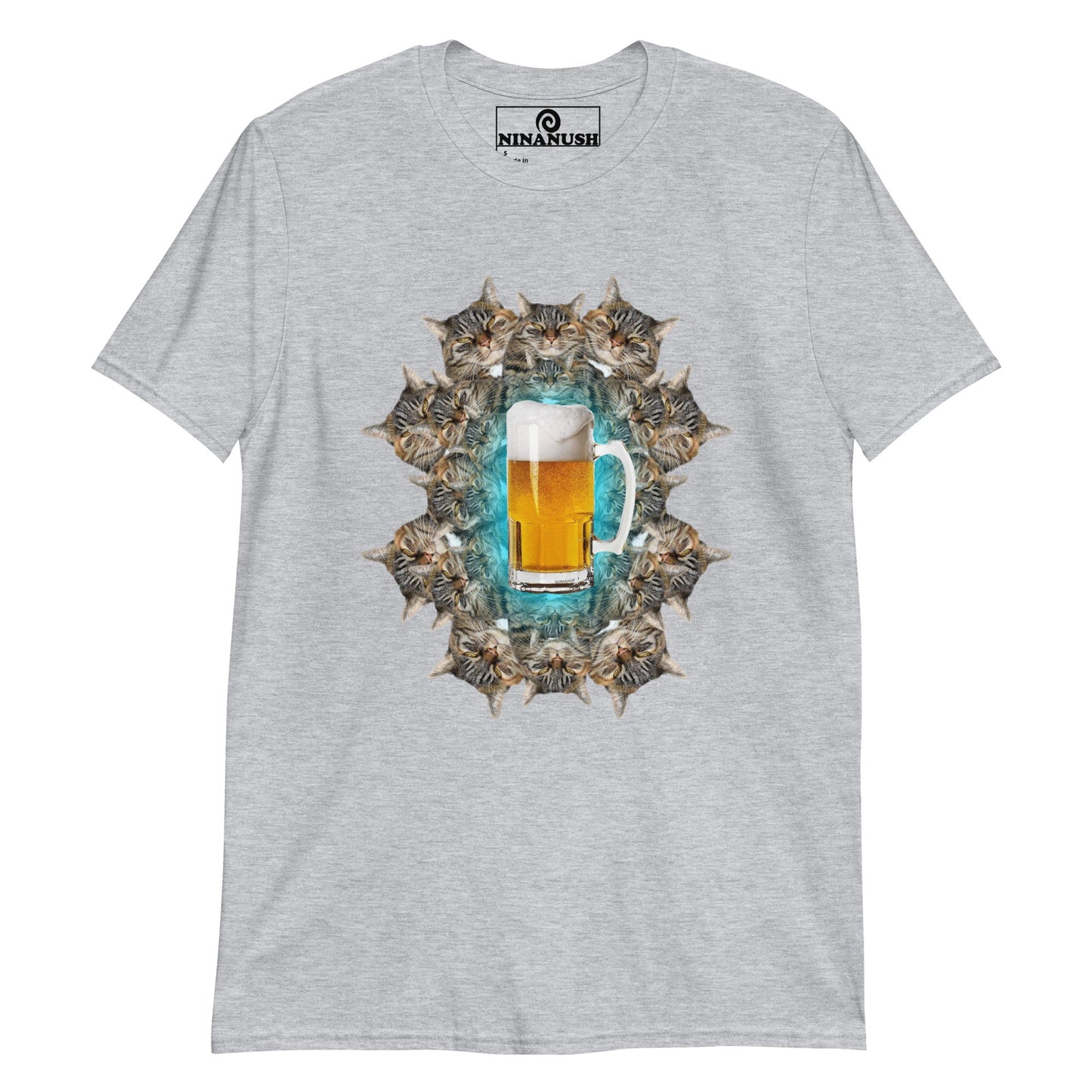 Cats And Cats And Beer T-Shirt - ninanush