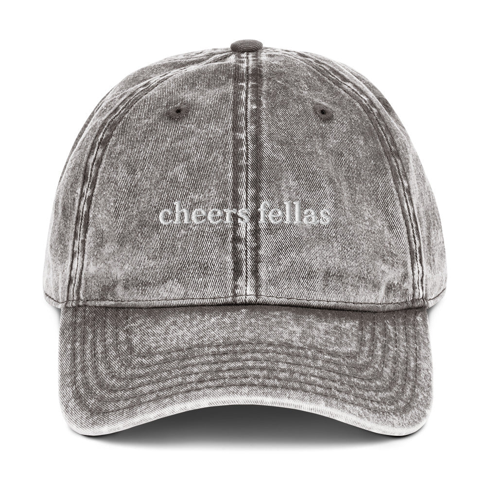 Cheers Fellas Vintage Dad Hat - ninanush