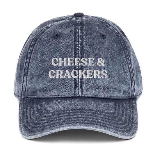 Cheese & Crackers Vintage Dad Hat - ninanush