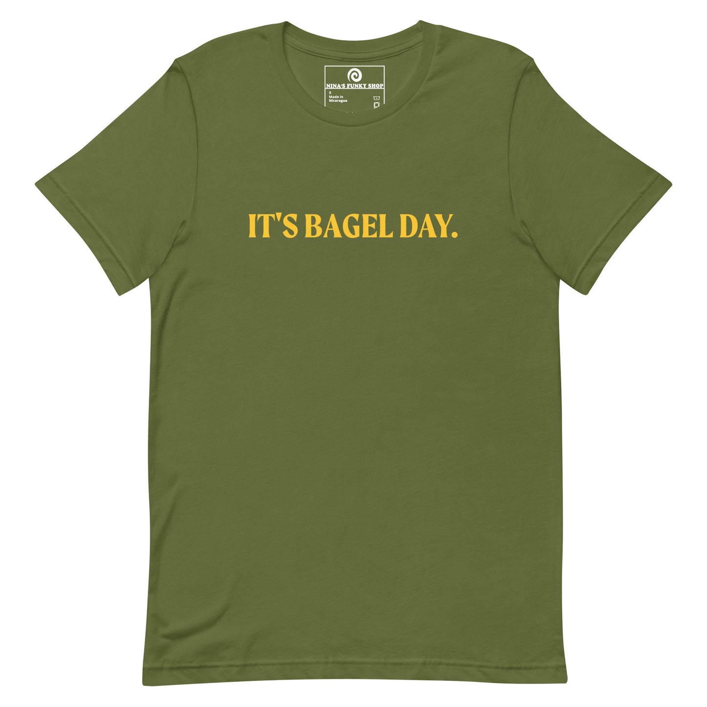 Colorful It's Bagel Day T-Shirt - ninanush