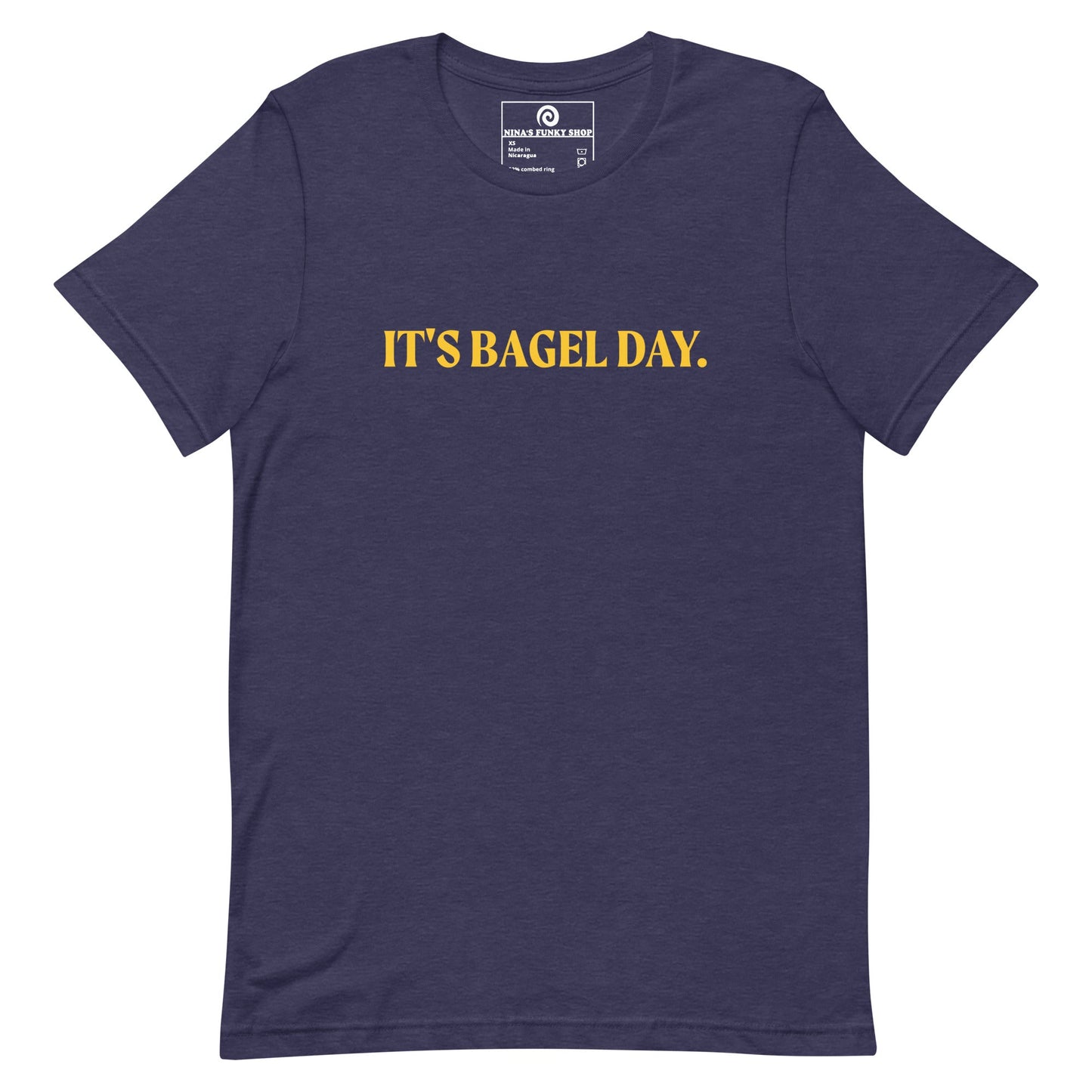 Colorful It's Bagel Day T-Shirt - ninanush