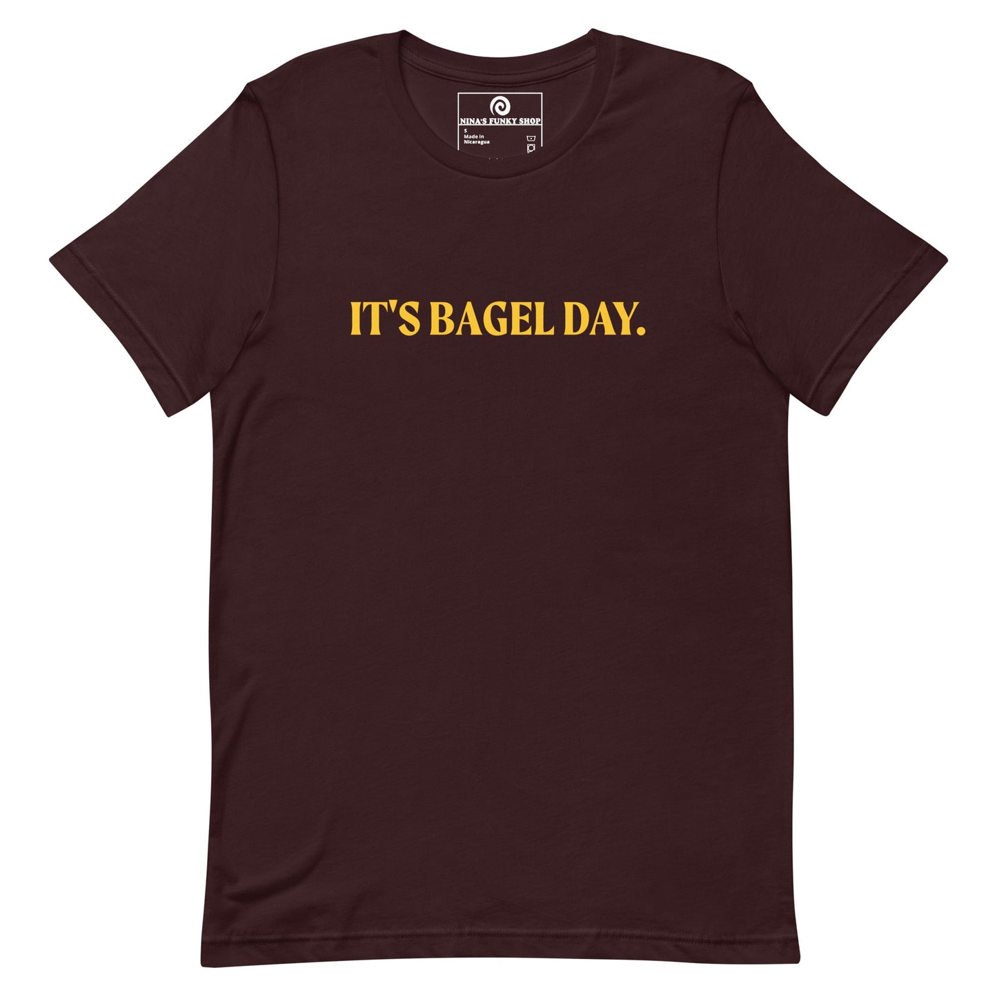 Colorful It's Bagel Day T-Shirt - ninanush