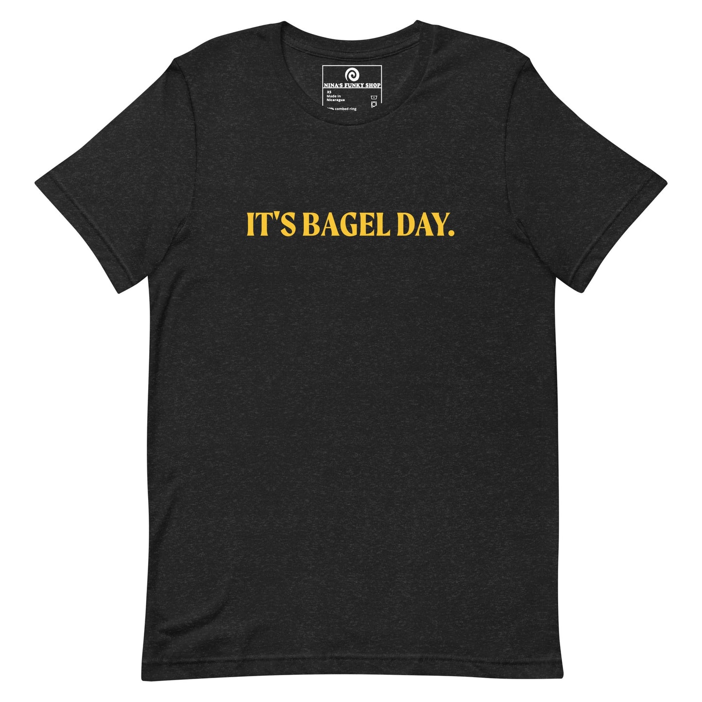 Colorful It's Bagel Day T-Shirt - ninanush