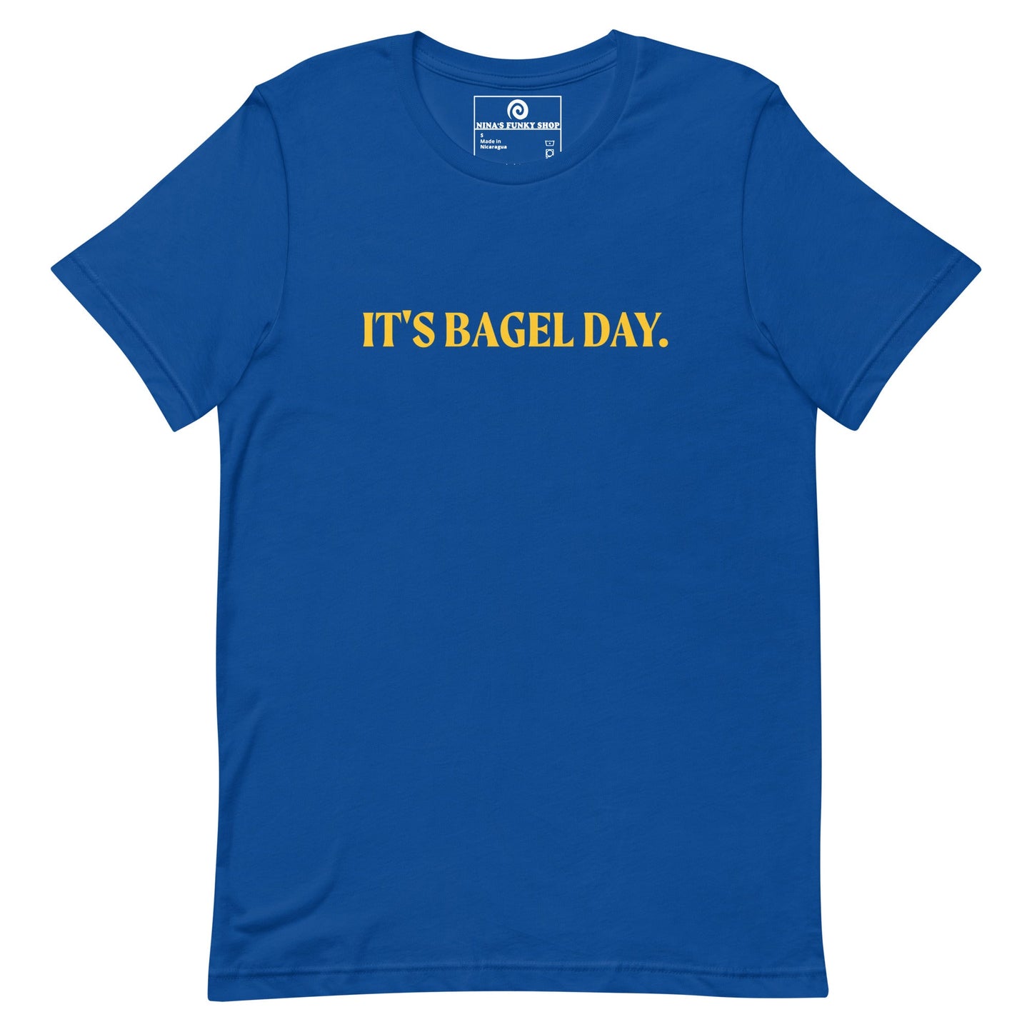 Colorful It's Bagel Day T-Shirt - ninanush