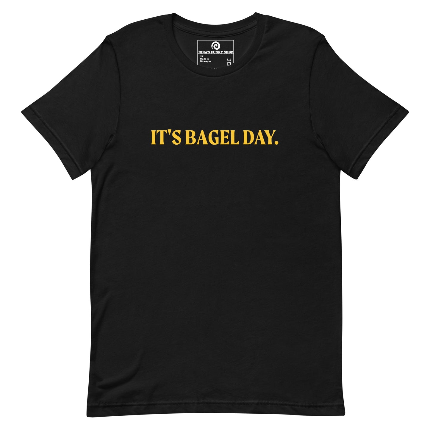 Colorful It's Bagel Day T-Shirt - ninanush
