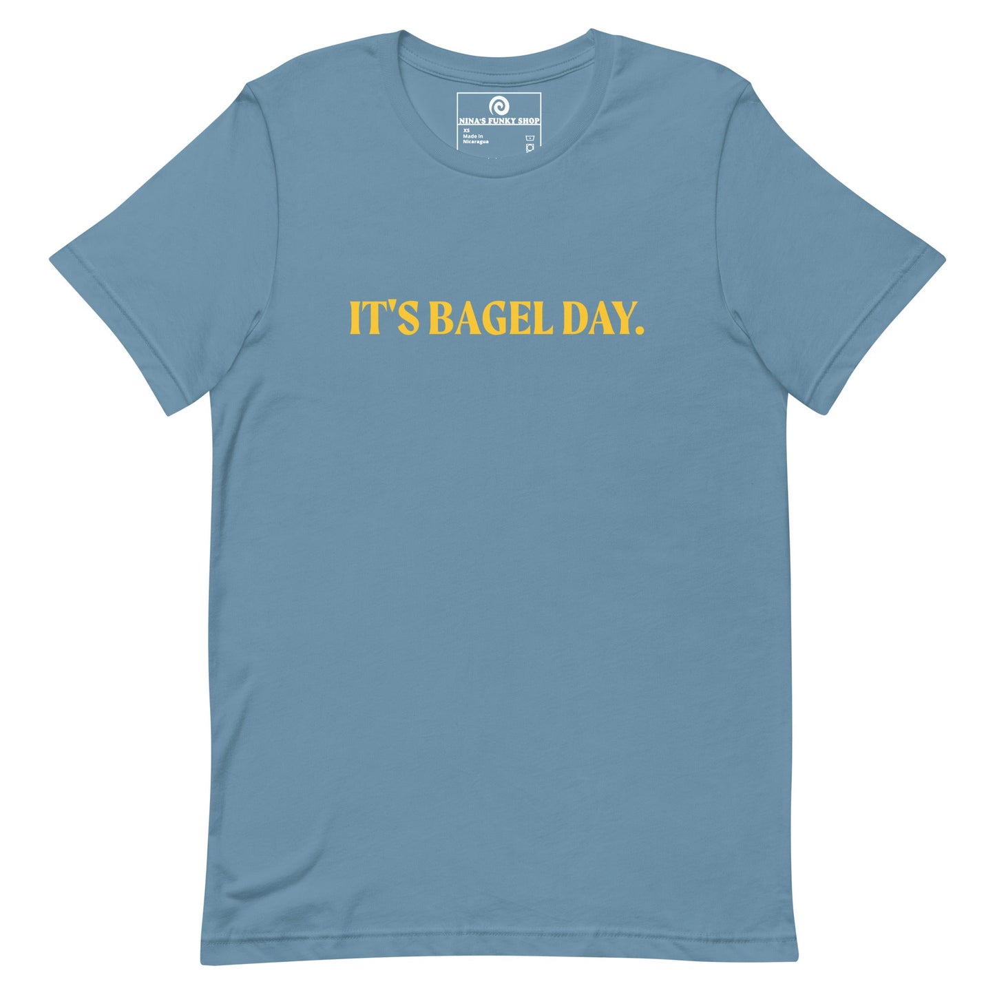 Colorful It's Bagel Day T-Shirt - ninanush