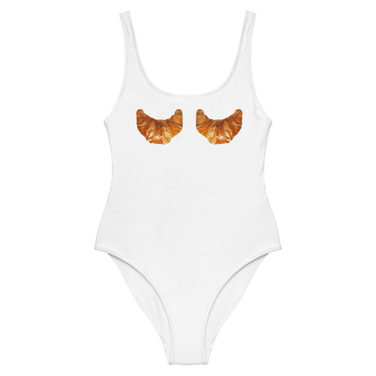 Croissant Boobs One-Piece Swimsuit - ninanush