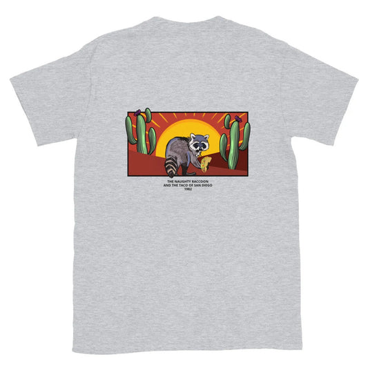 Desert Raccoon Taco T-Shirt - ninanush